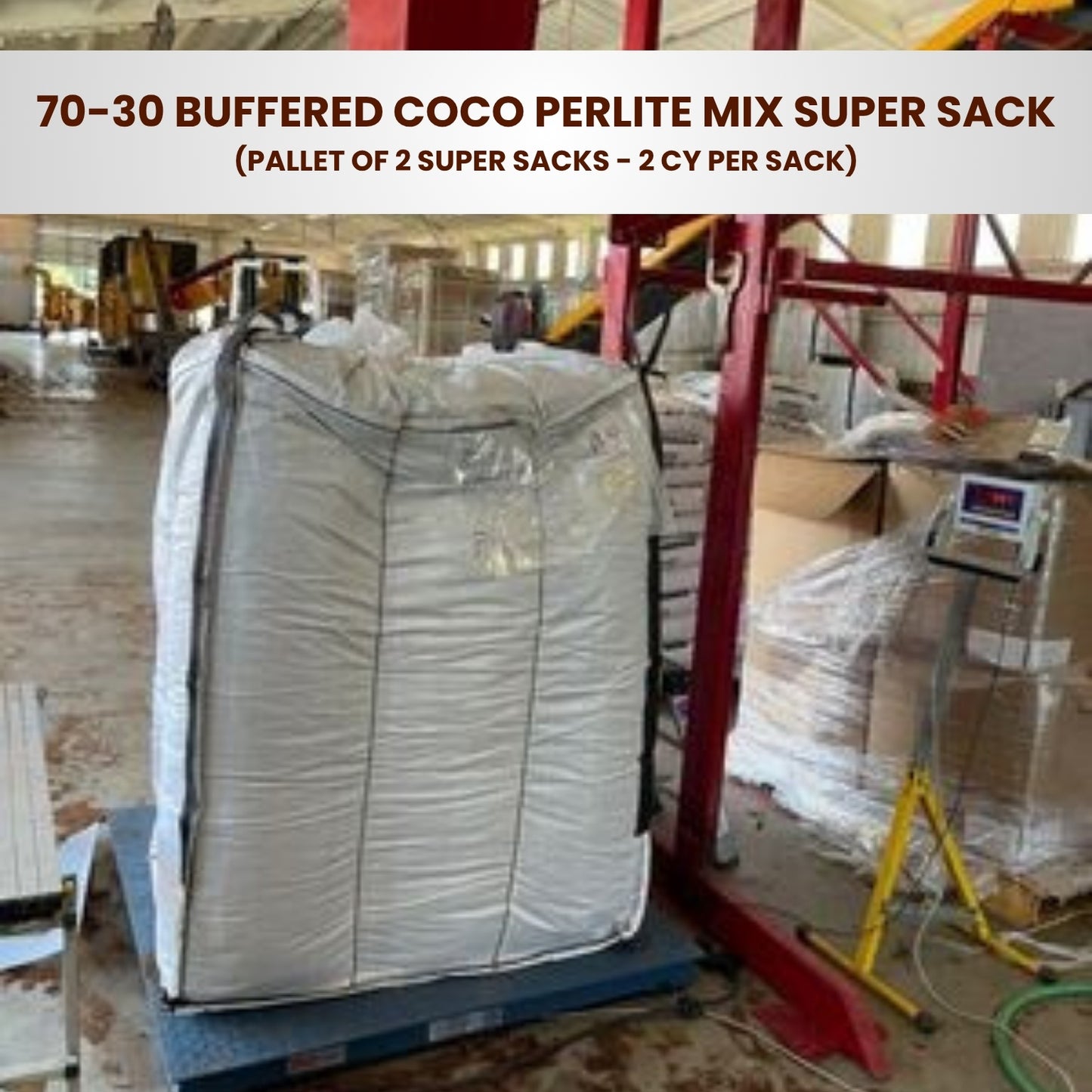 BP:70-30 Buffered Coco Perlite Mix Super Sack - Pallet of 2 super sacks - 2 CY per sack