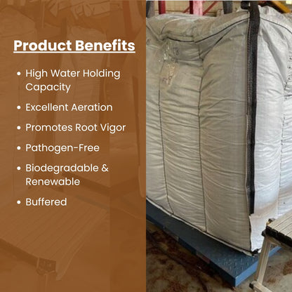 BP:70-30 Buffered Coco Perlite Mix Super Sack - Pallet of 2 super sacks - 2 CY per sack