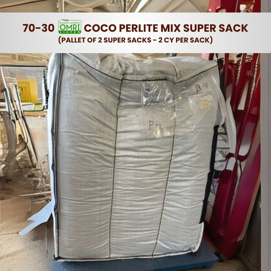 WP:70-30 OMRI Coco Perlite Mix Super Sack - Pallet of 2 super sacks - 2 CY per sack